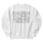 satonori-nodyのねこねこタウン　カラー Heavyweight Crew Neck Sweatshirt