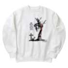 Ryuthirdの猫の木 Heavyweight Crew Neck Sweatshirt