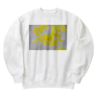 akane_art（茜音工房）の癒しの風景（オミナエシ） Heavyweight Crew Neck Sweatshirt