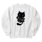 sari'sのCAT'S DAY Heavyweight Crew Neck Sweatshirt