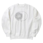 cosmicatiromの太陽系の衛星 Heavyweight Crew Neck Sweatshirt