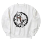 cosmicatiromのさそり座 パターン1 Heavyweight Crew Neck Sweatshirt