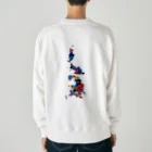 cuuyabowの小笠原諸島-colorful Heavyweight Crew Neck Sweatshirt