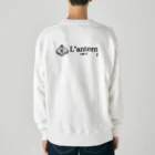 L'antern HOMEのL'anternHOME-text Heavyweight Crew Neck Sweatshirt
