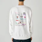 バレエメイトの【黒文字】BM23/24 Heavyweight Crew Neck Sweatshirt