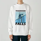 モーモーポルレノンの『洗面所の滝』 Heavyweight Crew Neck Sweatshirt