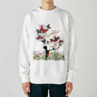 bubblegum19のbeautiful earth Heavyweight Crew Neck Sweatshirt