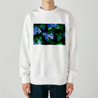 akane_art（茜音工房）の癒しの風景（アジサイ） Heavyweight Crew Neck Sweatshirt