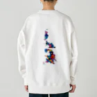 cuuyabowの小笠原諸島-colorful Heavyweight Crew Neck Sweatshirt