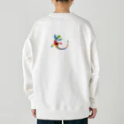 cuuyabowのカラフルヤモリ Heavyweight Crew Neck Sweatshirt