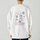 バレエメイトの【黒文字】BM23/24 Heavyweight Crew Neck Sweatshirt