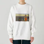 jun-hoshiの海を見守る灯台 Heavyweight Crew Neck Sweatshirt