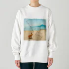 おやさい店 ０８３１のうさぎと島　HomeSweetHome Heavyweight Crew Neck Sweatshirt