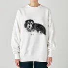 AruneMica35のdog ダックスフント Heavyweight Crew Neck Sweatshirt