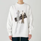 sari'sのmodel Heavyweight Crew Neck Sweatshirt