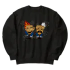 ジョニーくんのTWO FACE ジョニーくん Heavyweight Crew Neck Sweatshirt