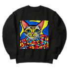 miehayashi1984のファンキーcat Heavyweight Crew Neck Sweatshirt