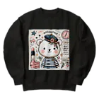 　  　✤ れもん＆ルイ✤の🌸お買い物　くまちゃん Heavyweight Crew Neck Sweatshirt