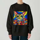 miehayashi1984のファンキーcat Heavyweight Crew Neck Sweatshirt