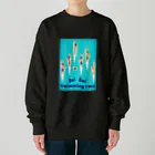 キッズモード某のスイスイスイミングレース♪ Heavyweight Crew Neck Sweatshirt