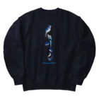 エダマメトイチ雑貨店のI love blue birds 2 Heavyweight Crew Neck Sweatshirt