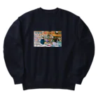 たびのきろくの世界の土地と風景・パリ Heavyweight Crew Neck Sweatshirt