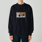 たびのきろくの世界の土地と風景・パリ Heavyweight Crew Neck Sweatshirt