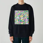 ✨🌈✨ユラクラカン🇯🇵 ✨🌈✨の🌈✨シャボンシャワー✨🌈 Heavyweight Crew Neck Sweatshirt