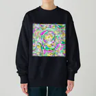 ✨🌈✨ユラクラカン🇯🇵 ✨🌈✨の🌈✨シャボンシャワー✨🌈 Heavyweight Crew Neck Sweatshirt