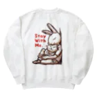 BeachBunnyのうさぎとねこ　Stay With Me Heavyweight Crew Neck Sweatshirt