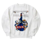 Nursery Rhymes  【アンティークデザインショップ】のアウグスブルクの蔵書票 Heavyweight Crew Neck Sweatshirt