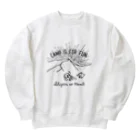 Too fool campers Shop!のSHIZENnoMORI01(黒文字) Heavyweight Crew Neck Sweatshirt