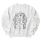 ティダの失恋ちゃん（線） Heavyweight Crew Neck Sweatshirt