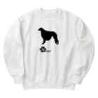 bow and arrow のボルゾイ Heavyweight Crew Neck Sweatshirt