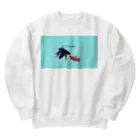 ♡BE HAPPY♡の恋する魚たち Heavyweight Crew Neck Sweatshirt