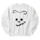 merongのわんこA♡won!!バージョン Heavyweight Crew Neck Sweatshirt