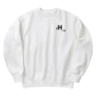 interested in?の1.hydrogen(黒/表のみ) Heavyweight Crew Neck Sweatshirt