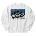 ようちえんやさんやさん　SUZURI支店のほーみーず・うぇあ Heavyweight Crew Neck Sweatshirt