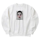 みにゃ次郎の坊主女子 Heavyweight Crew Neck Sweatshirt