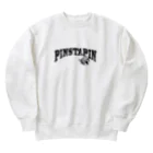 PinstapinのPinstapin かすれロゴ Heavyweight Crew Neck Sweatshirt