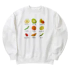 みにゃ次郎のべじたぶるちっぷす Heavyweight Crew Neck Sweatshirt