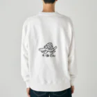 まるめがねのかめさん Heavyweight Crew Neck Sweatshirt