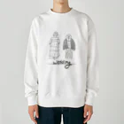 etoの頭の中はお花畑のWedding (ヘビーウェイトスウェット) Heavyweight Crew Neck Sweatshirt