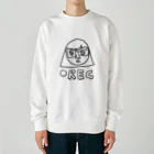 etoの頭の中はお花畑のREC(ヘビーウェイトスウェット_Black) Heavyweight Crew Neck Sweatshirt