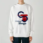 木村昇吾を応援しよう！の俺はクリケッター　クリケット日本代表木村昇吾 Heavyweight Crew Neck Sweatshirt