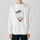 chiiis-chiiisのビションフリーゼ　フワモコちゃん Heavyweight Crew Neck Sweatshirt