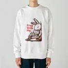 BeachBunnyのうさぎとねこ　Stay With Me Heavyweight Crew Neck Sweatshirt