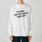 stereovisionのトップシークレット Heavyweight Crew Neck Sweatshirt