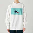 ♡BE HAPPY♡の恋する魚たち Heavyweight Crew Neck Sweatshirt