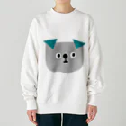 てら ねこグッズのタレミミチャン。 Heavyweight Crew Neck Sweatshirt